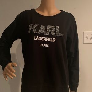 Black Karl Lagerfeld sweatshirt